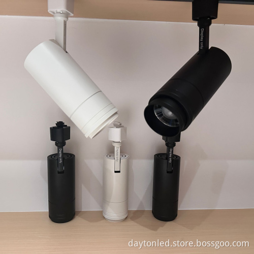Leica Zoom Series Black & White LED Track Lights
